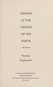 Dinner at the center of the earth  Cover Image