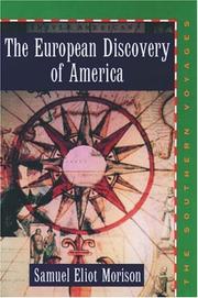The European discover of America : The southern voyages A. D. 1492-1616. Cover Image