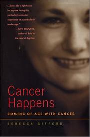 Cancer happens : coming of age with cancer  Cover Image