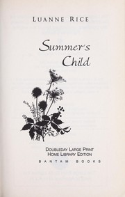 Summer's child Cover Image