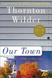 Our town : a play in three acts Book cover
