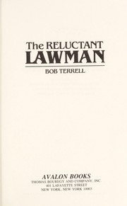 The reluctant lawman  Cover Image