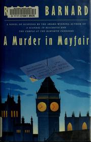 A murder in Mayfair  Cover Image