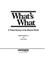 Go to record What's what : a visual glossary of the physical world