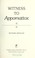 Go to record Witness to Appomattox