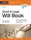 Go to record Quick & legal will book