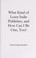 Go to record What kind of loser indie publishes : and how can I be one,...
