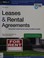 Go to record Leases & rental agreements