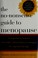 Go to record No-nonsense guide to menopause