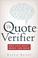 Go to record The quote verifier : who said what, where, and when