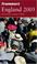 Go to record Frommer's England 2005