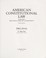 Go to record American constitutional law: cases and interpretation