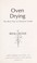 Go to record Oven drying, the best way to preserve foods