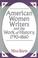 Go to record American women writers and the work of history, 1790-1860