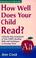 Go to record How well does your child read? : a step-by-step assessment...