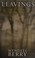 Go to record Leavings : poems