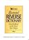Go to record Illustrated reverse dictionary : find the words on the tip...