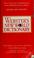 Go to record Webster's New World dictionary