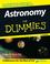 Go to record Astronomy for dummies