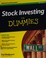 Go to record Stock investing for dummies, 4th edition