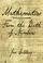 Go to record Mathematics : from the birth of numbers