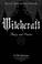 Go to record Witchcraft : theory and practice