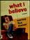 Go to record What I believe : a novel