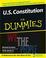 Go to record U.S. Constitution for dummies