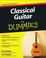 Go to record Classical guitar for dummies