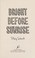 Go to record Bright before sunrise