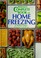 Go to record Rodale's complete book of home freezing