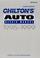 Go to record Chilton's auto repair manual, 1995-99