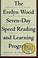 Go to record The Evelyn Wood seven day speed reading and learning progr...