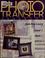 Go to record The photo transfer handbook : snap it, print it, stitch it