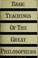 Go to record Basic teachings of the great philosophers : a survey of th...