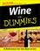 Go to record Wine for dummies