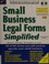 Go to record Small business legal forms simplified