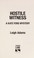 Go to record Hostile witness : a Kate Ford mystery