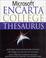 Go to record Microsoft Encarta college thesaurus