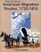 Go to record Map guide to American migration routes, 1735-1815