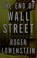 Go to record The end of Wall Street